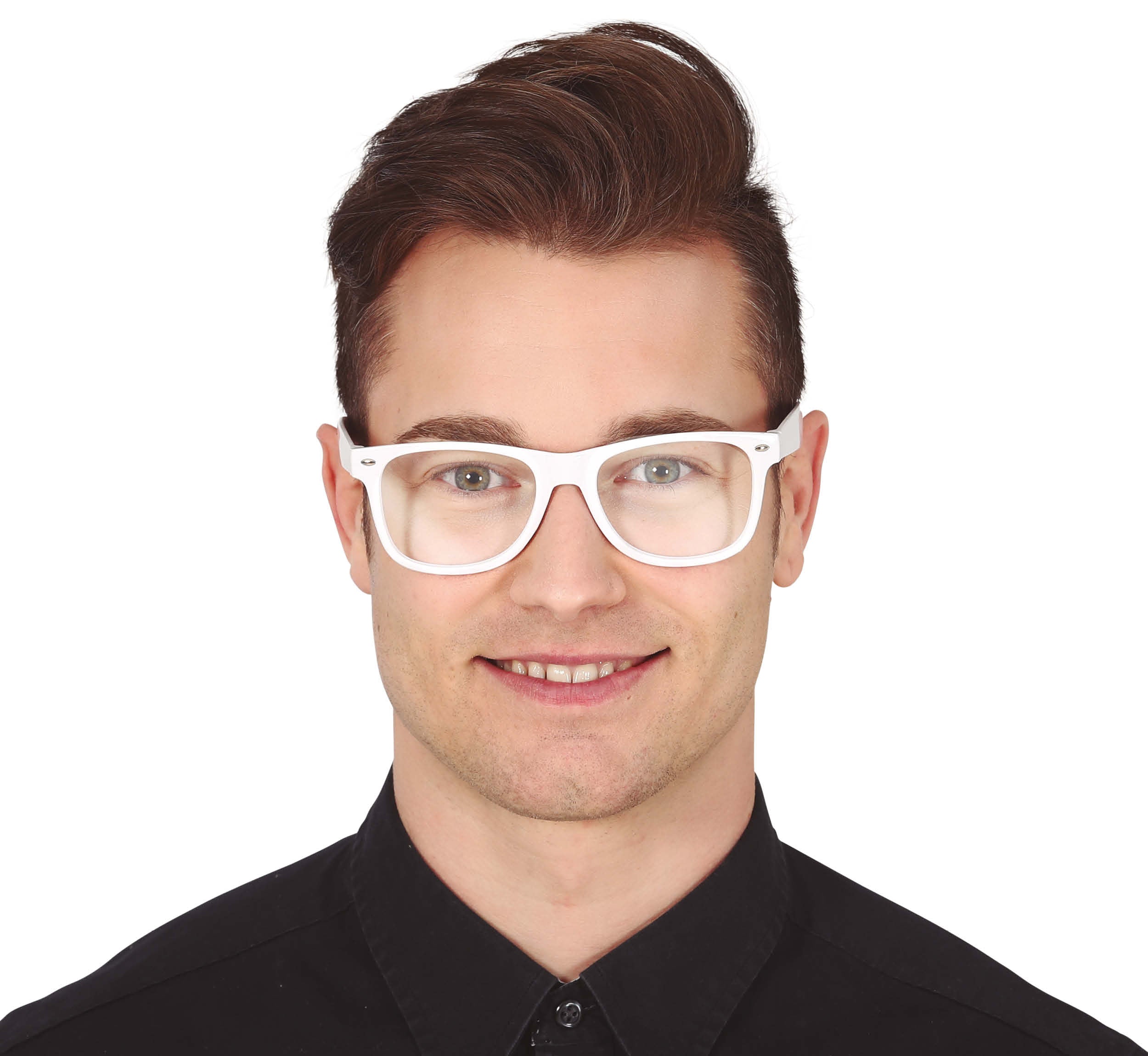 GLASSES WITH CLEAR COLOR LENSES