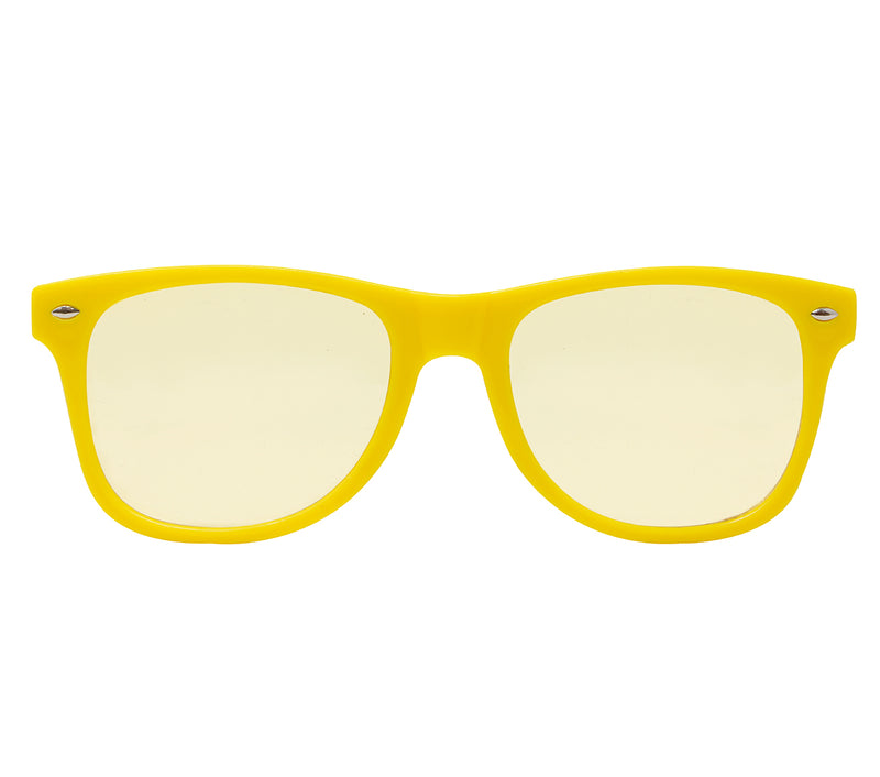 GLASSES WITH CLEAR COLOR LENSES