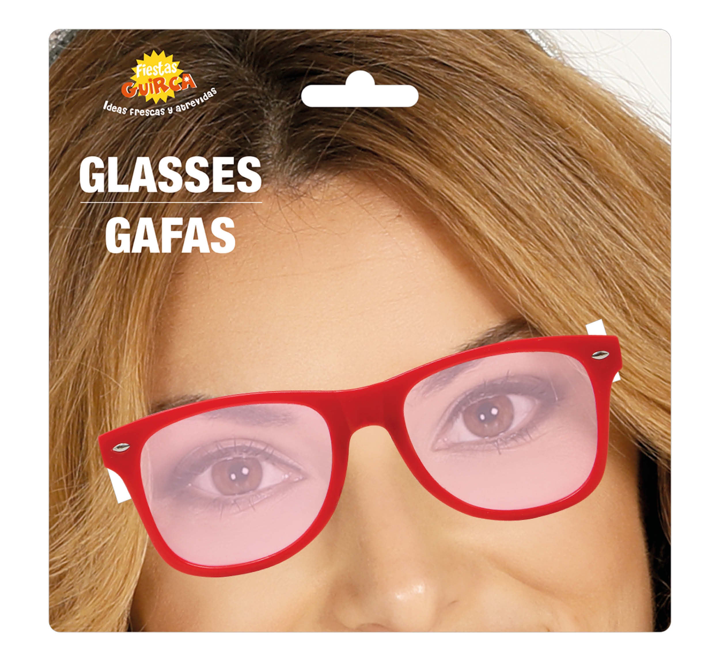 GLASSES WITH CLEAR COLOR LENSES