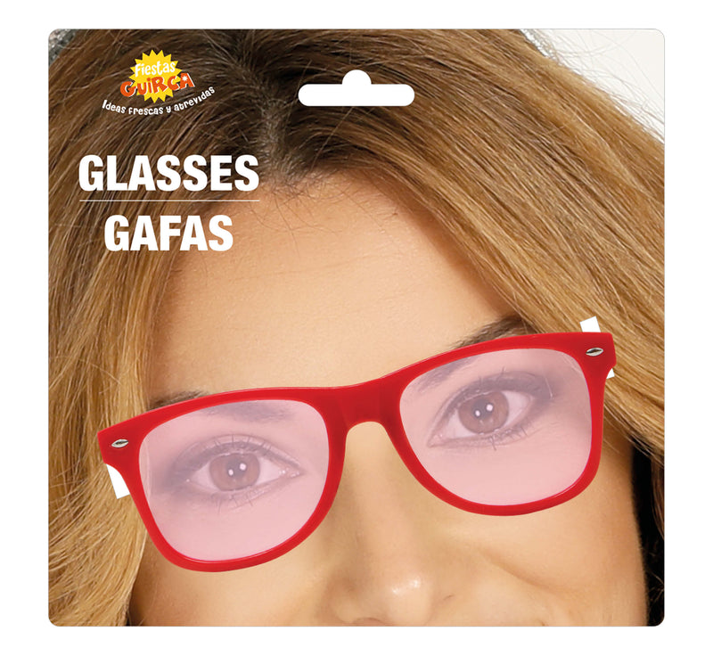 GLASSES WITH CLEAR COLOR LENSES