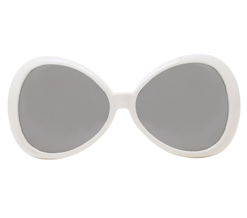 WHITE GLASSES '70S