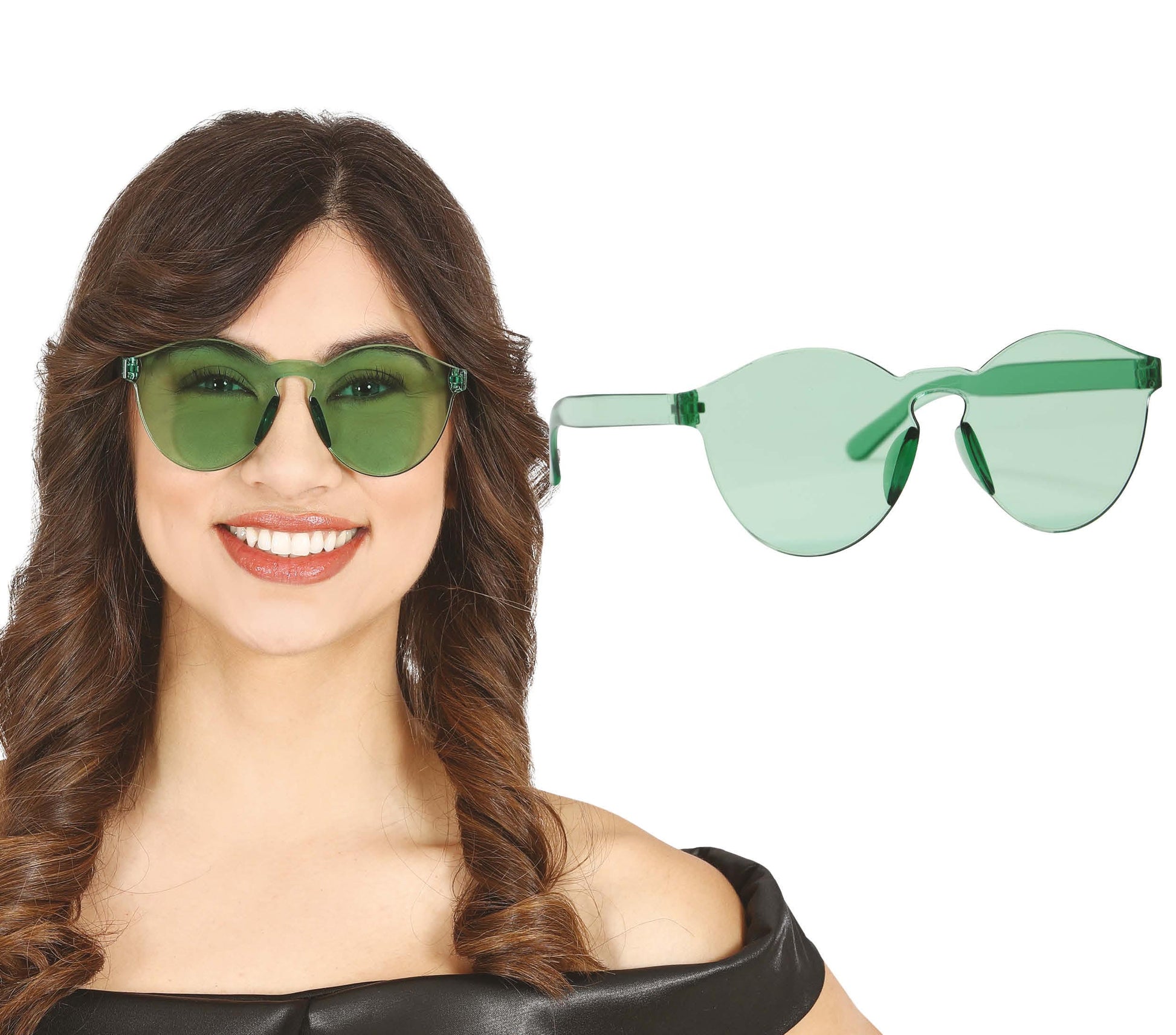TRANSPARENT GLASSES ASSORTED COLORS