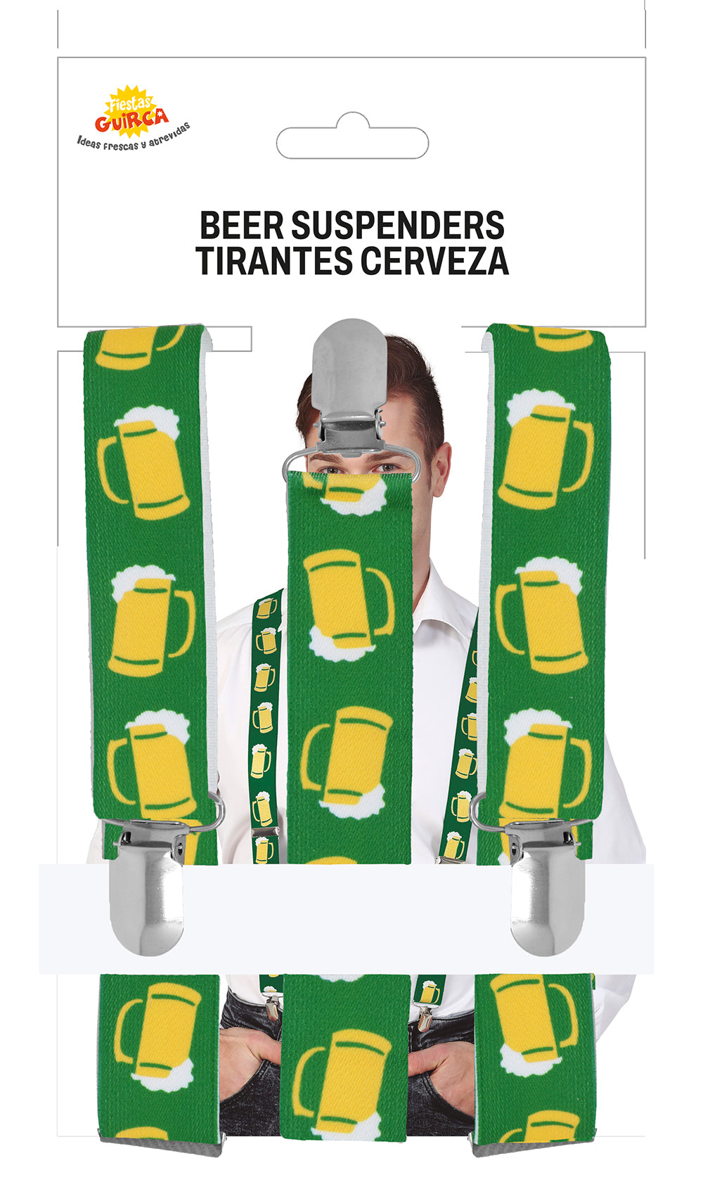SUSPENDERS BEER MUGS