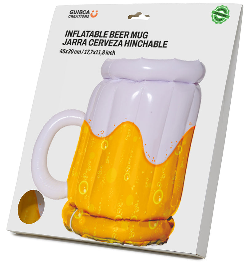 INFLATABLE BEER MUG FOR DRINKS 45X30 CMS.