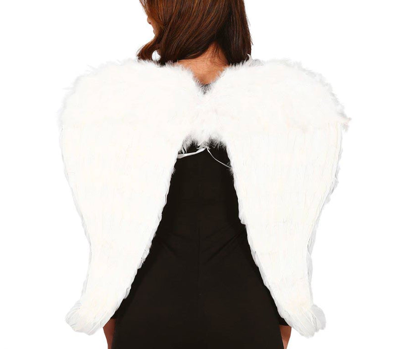 WHITE WINGS FEATHERS 80X60 CMS
