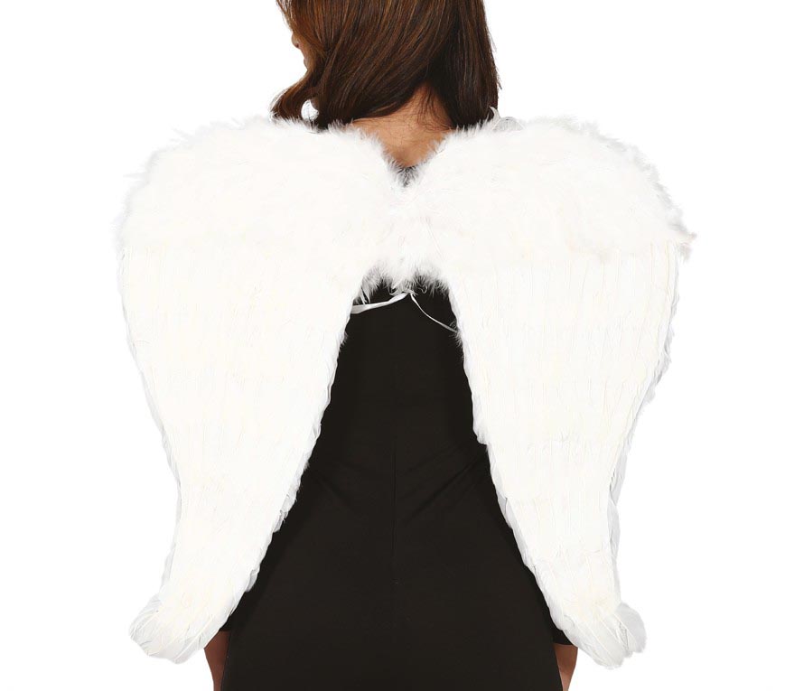 WHITE WINGS FEATHERS 80X60 CMS