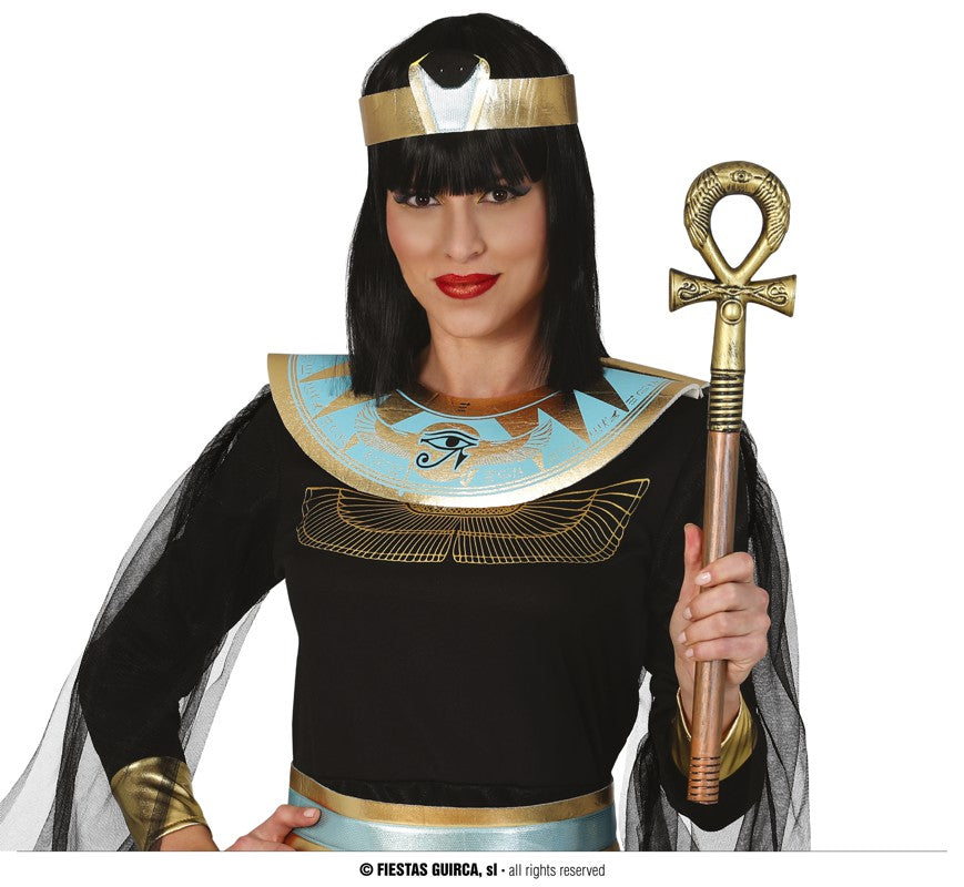 EGYPTIAN SCEPTER ANKH CROSS 50 CMS.