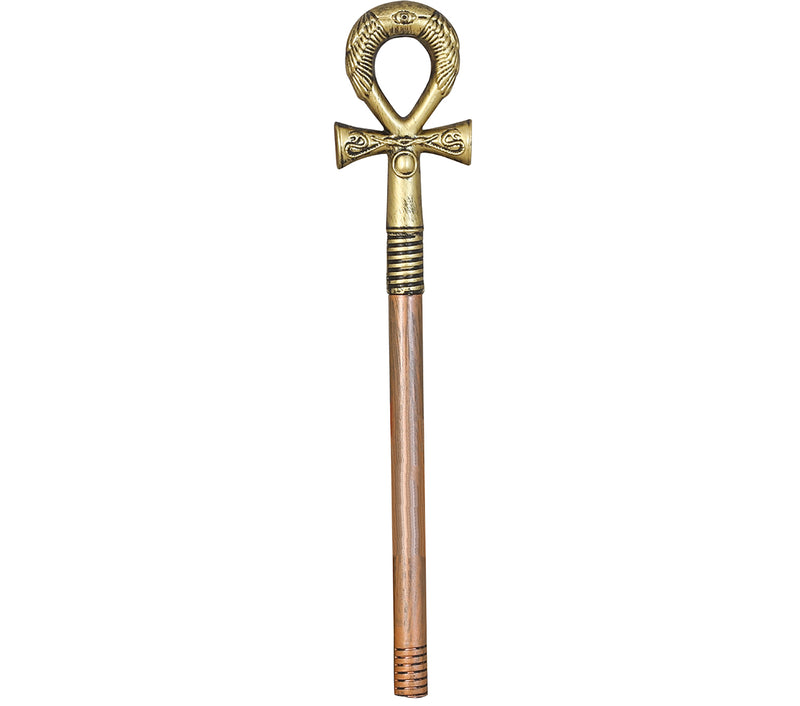 EGYPTIAN SCEPTER ANKH CROSS 50 CMS.
