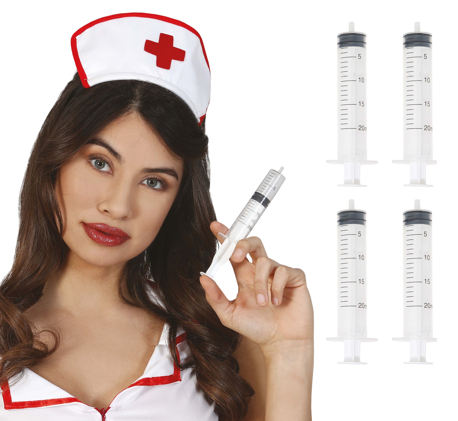 BAG OF 4 SYRINGES, 12 CM