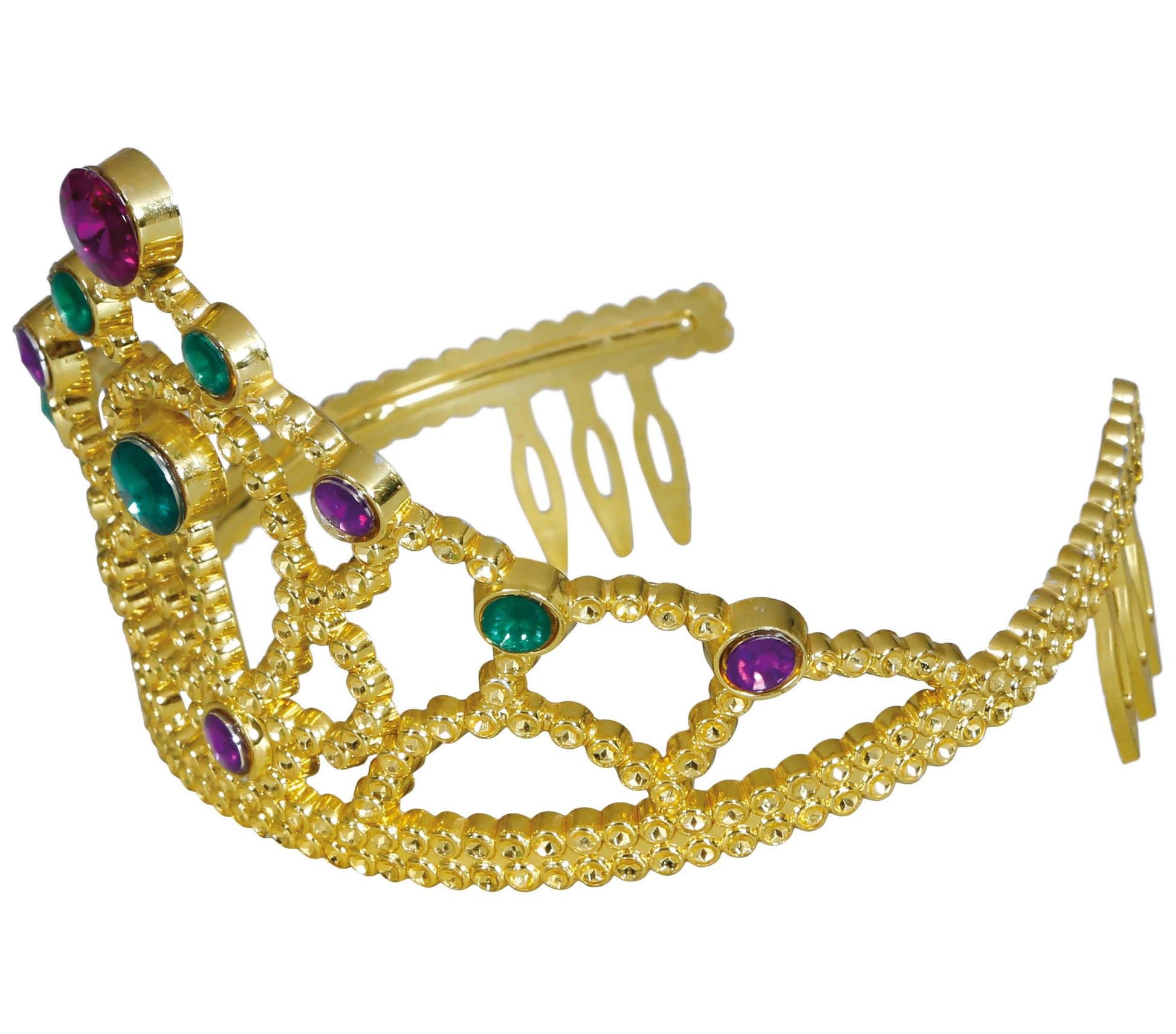 GOLD HEADBAND WITH MULTIC STONES, CHILD