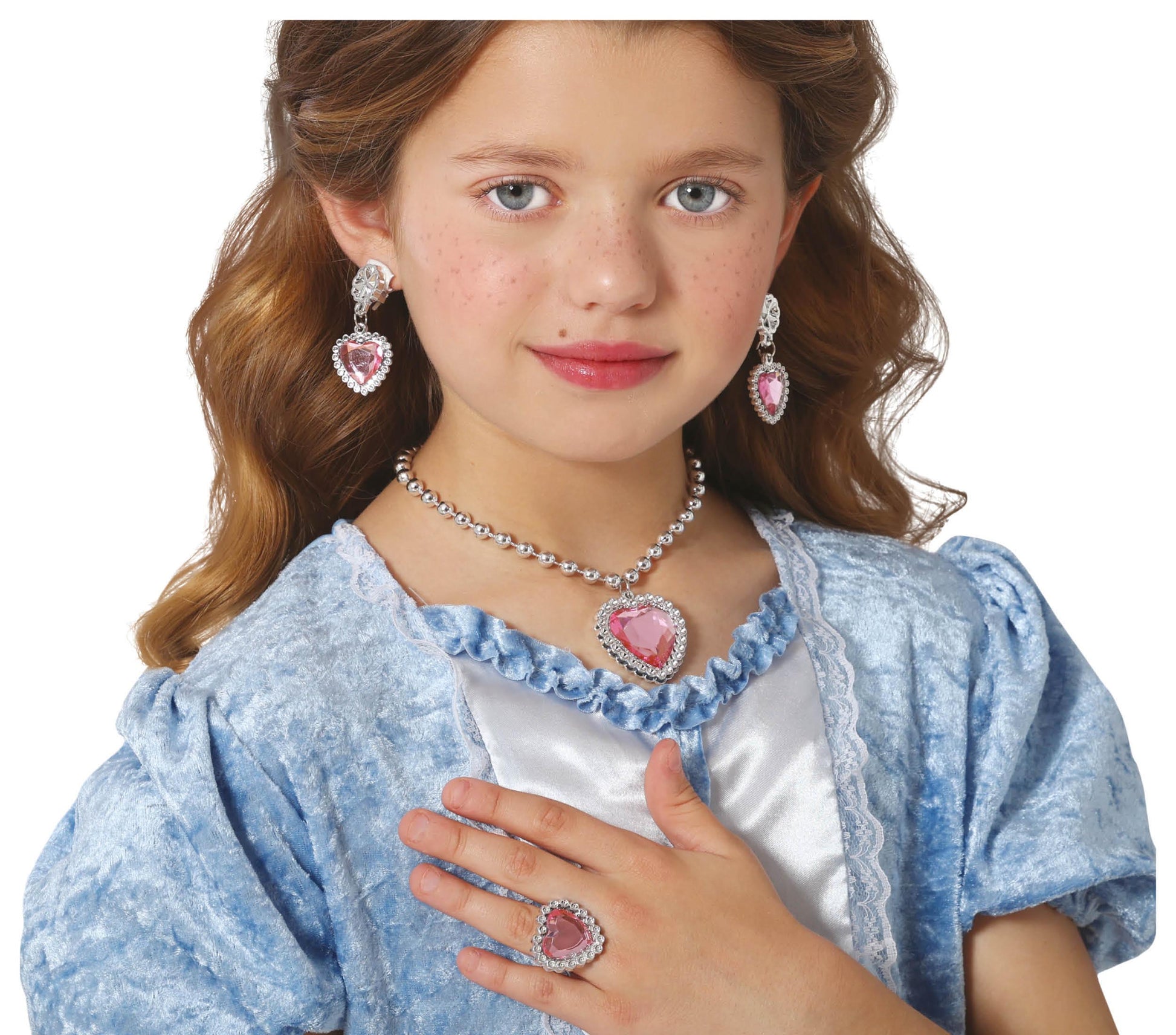 HEART SET (NECKLACE, RING AND EARRINGS)
