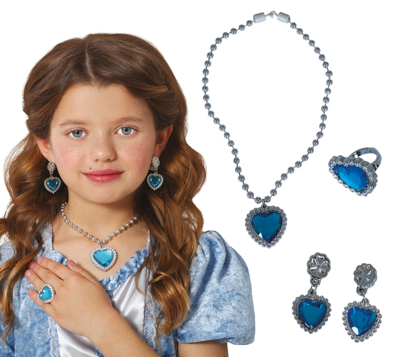 HEART SET (NECKLACE, RING AND EARRINGS)
