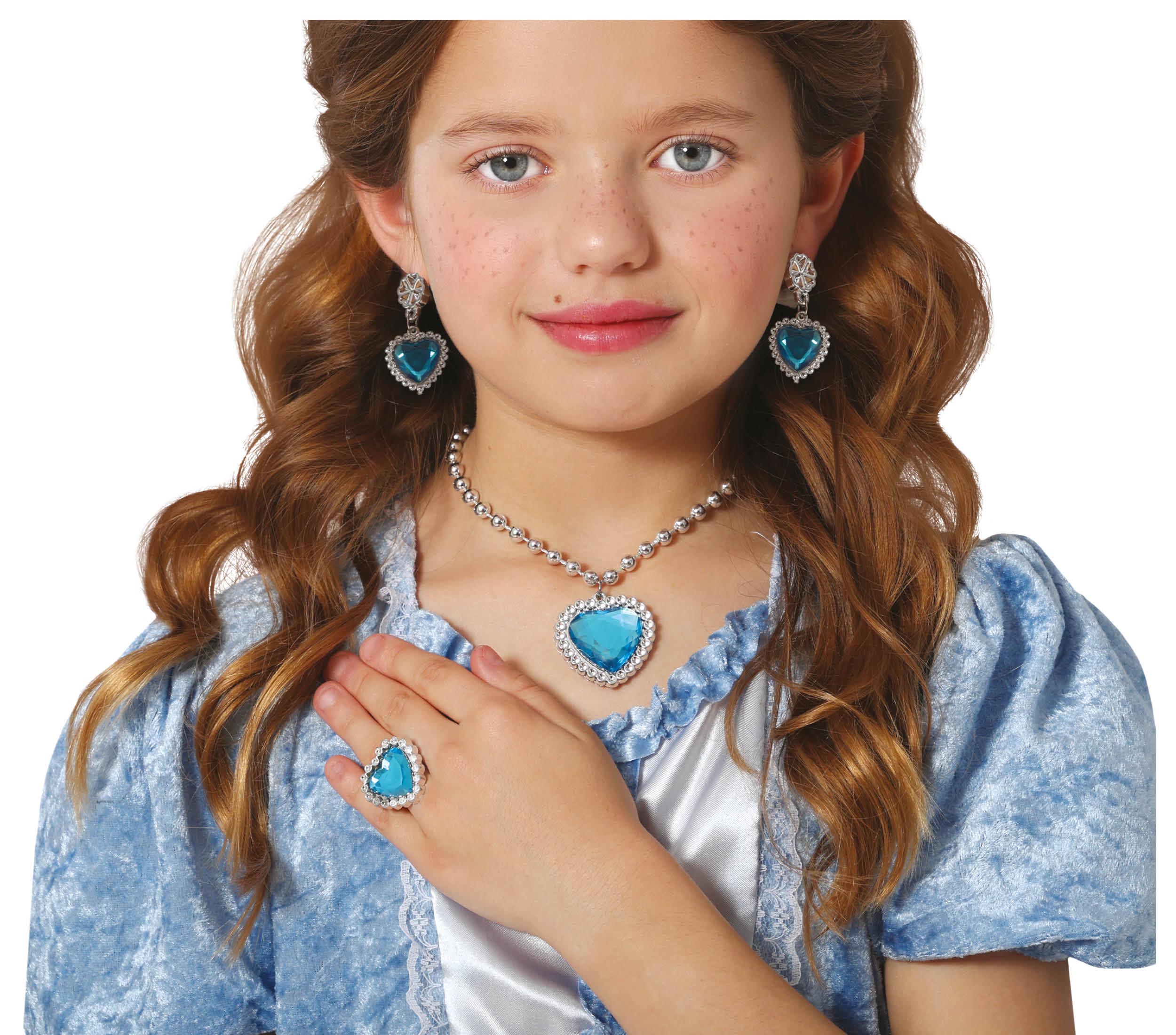 HEART SET (NECKLACE, RING AND EARRINGS)