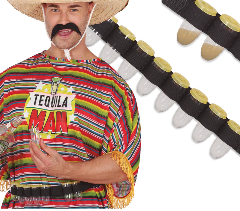 BELT WITH 8 GLASSES/BULLETS FOR DRINKS