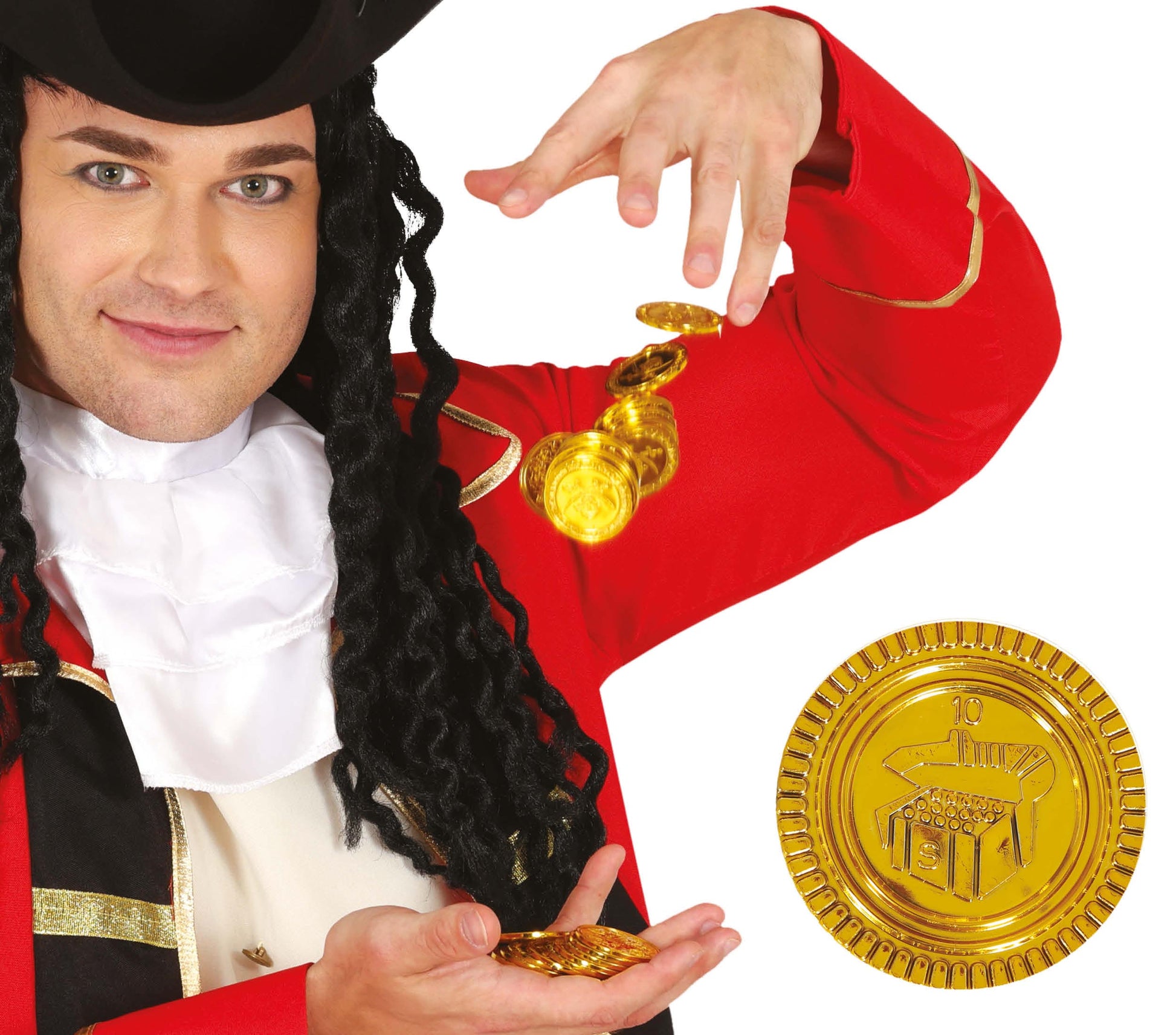 BAG OF 25 PIRATE COINS