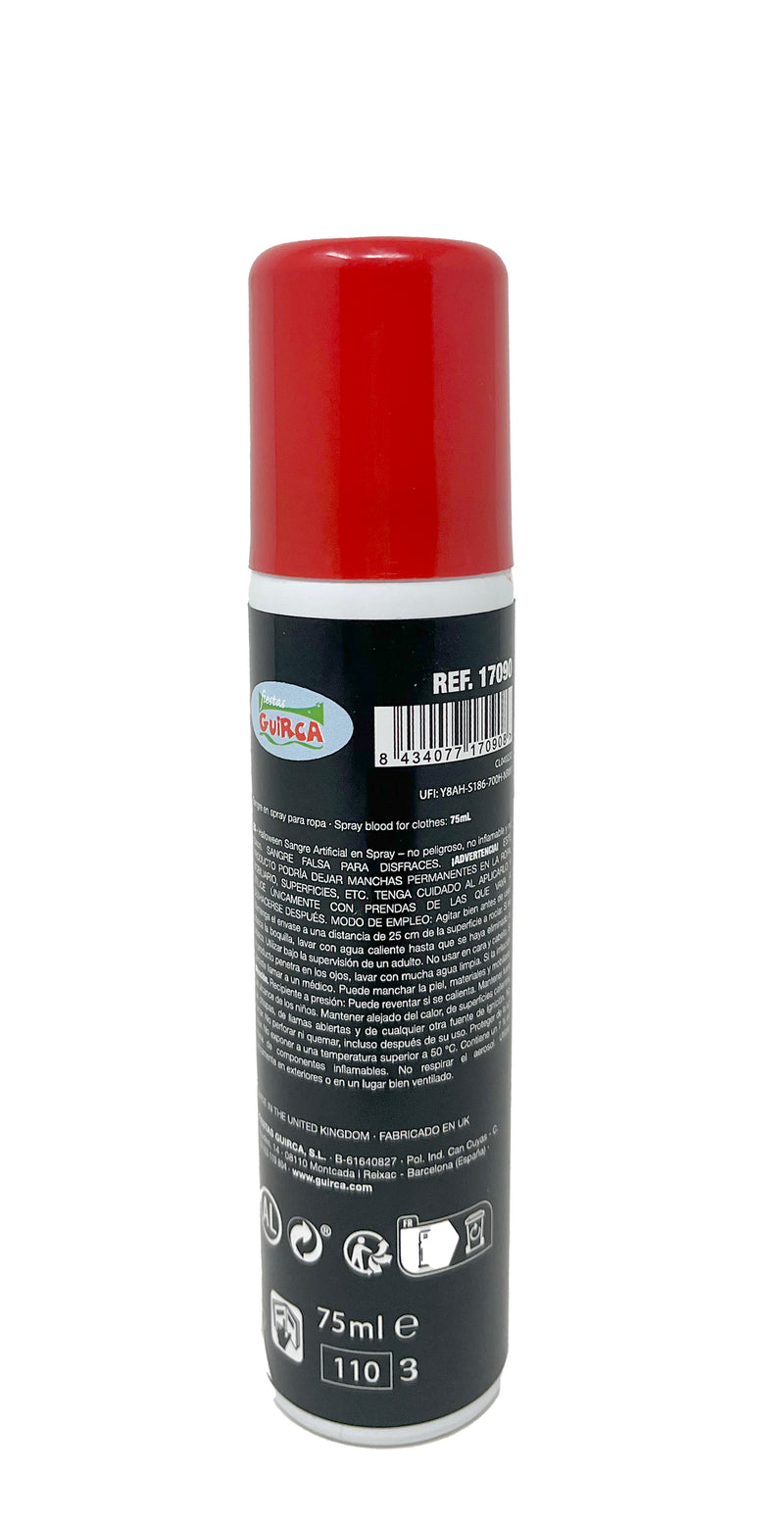 BLOOD SPRAY FOR CLOTHES 75 ML.