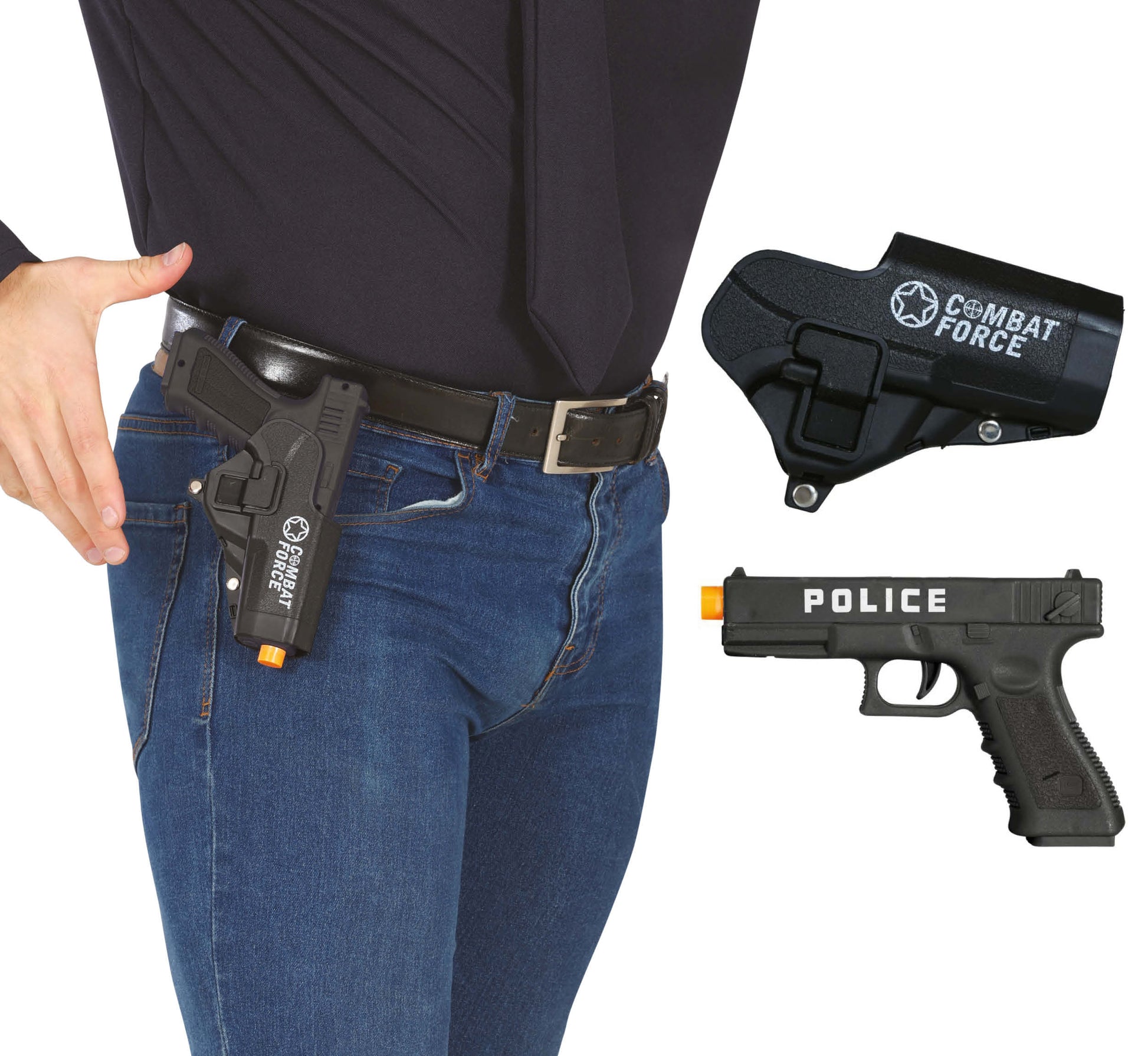 PISTOL WITH HOLSTER, 20 CMS