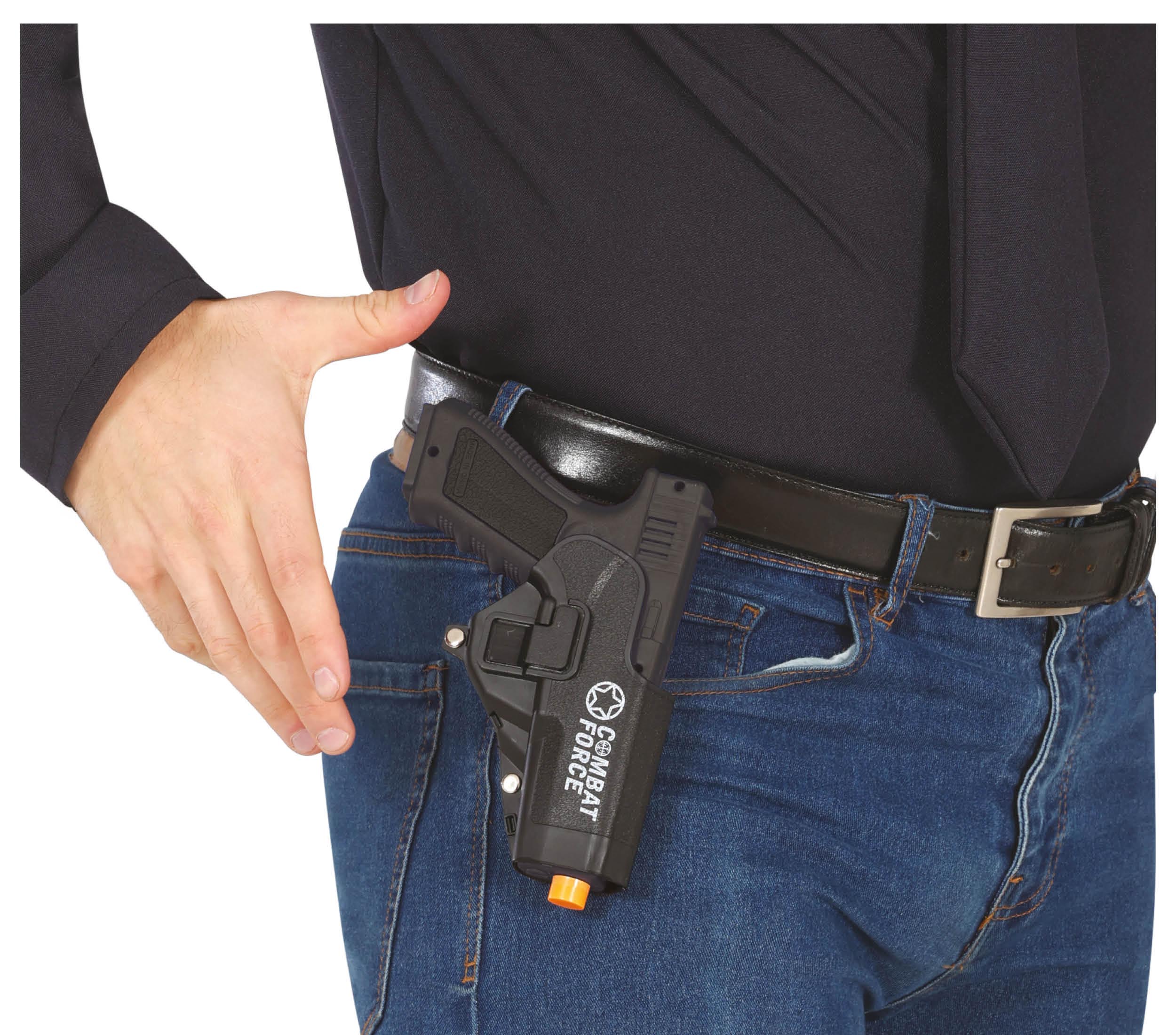PISTOL WITH HOLSTER, 20 CMS