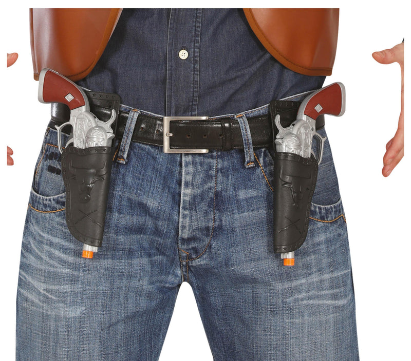 PAIR OF CARTRIDGES WITH 2 PISTOLS OF 24 CMS