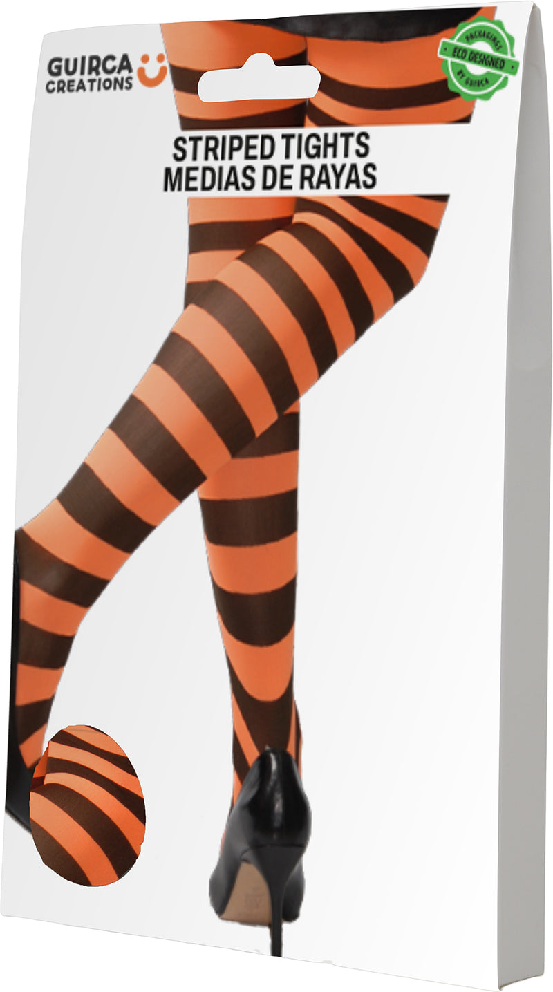 BLACK STRIPED TIGHTS