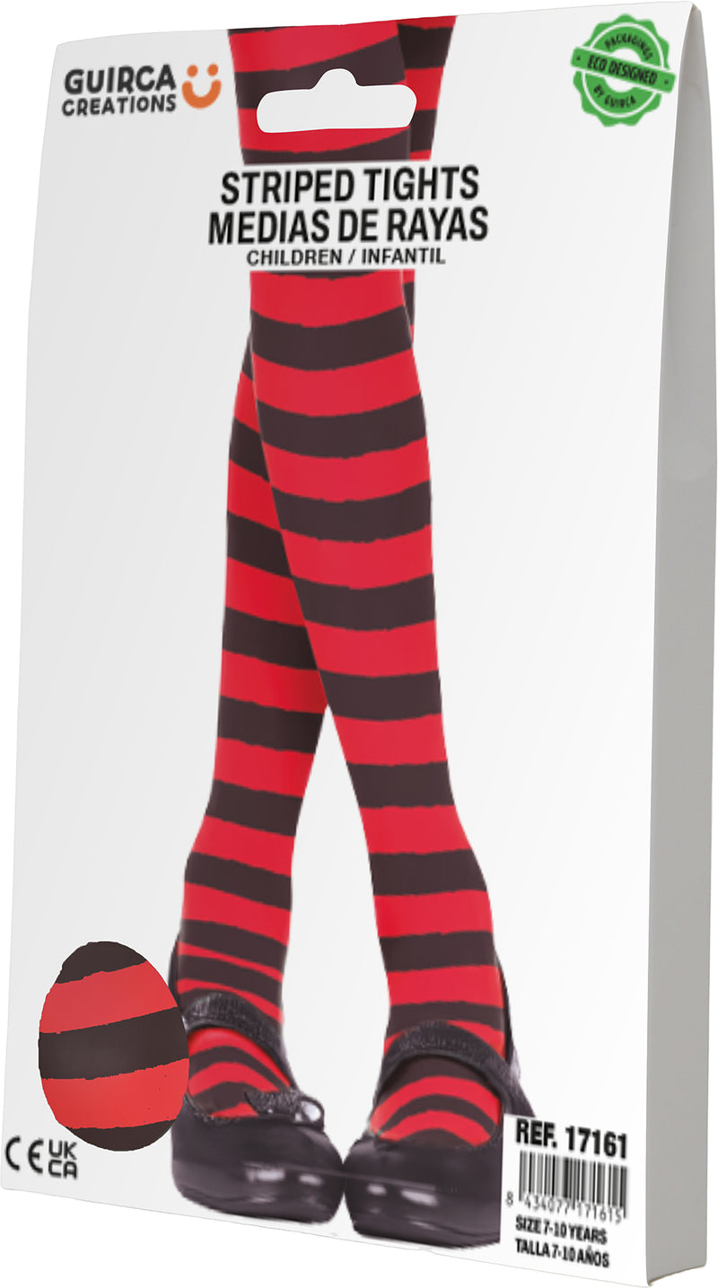RED STRIPED TIGHTS