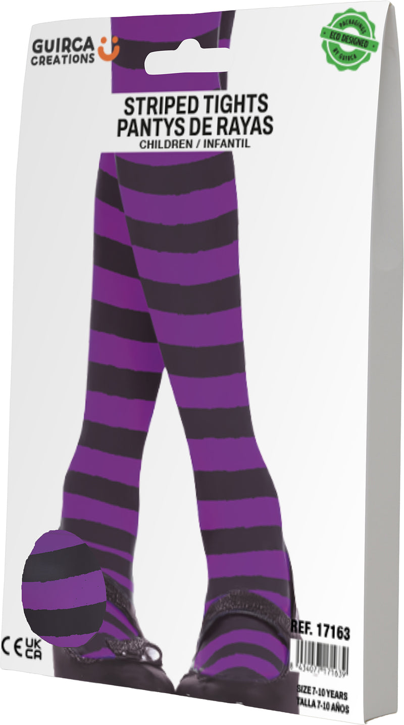 LILAC STRIPED TIGHTS