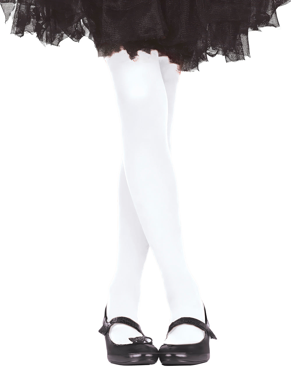 WHITE TIGHTS 7-10 YEARS