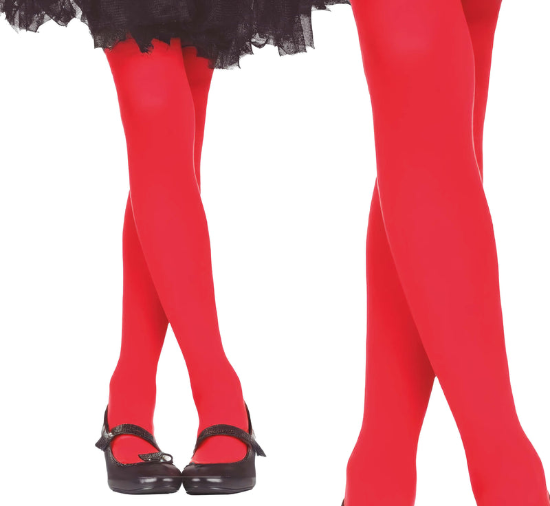 RED TIGHTS 7-10 YEARS