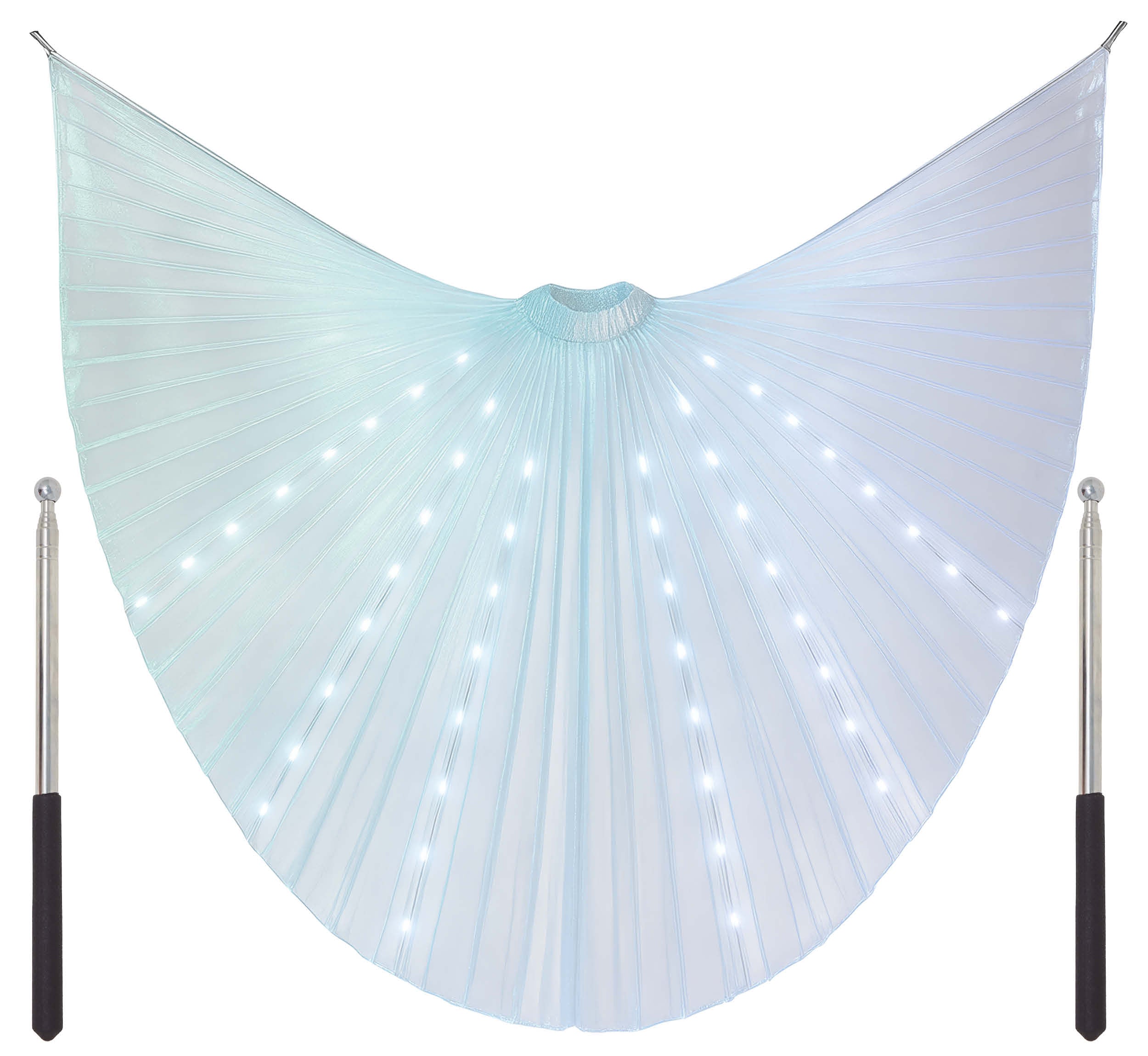 IRIS CAPE WITH WANDS AND LIGHT, 140 CMS