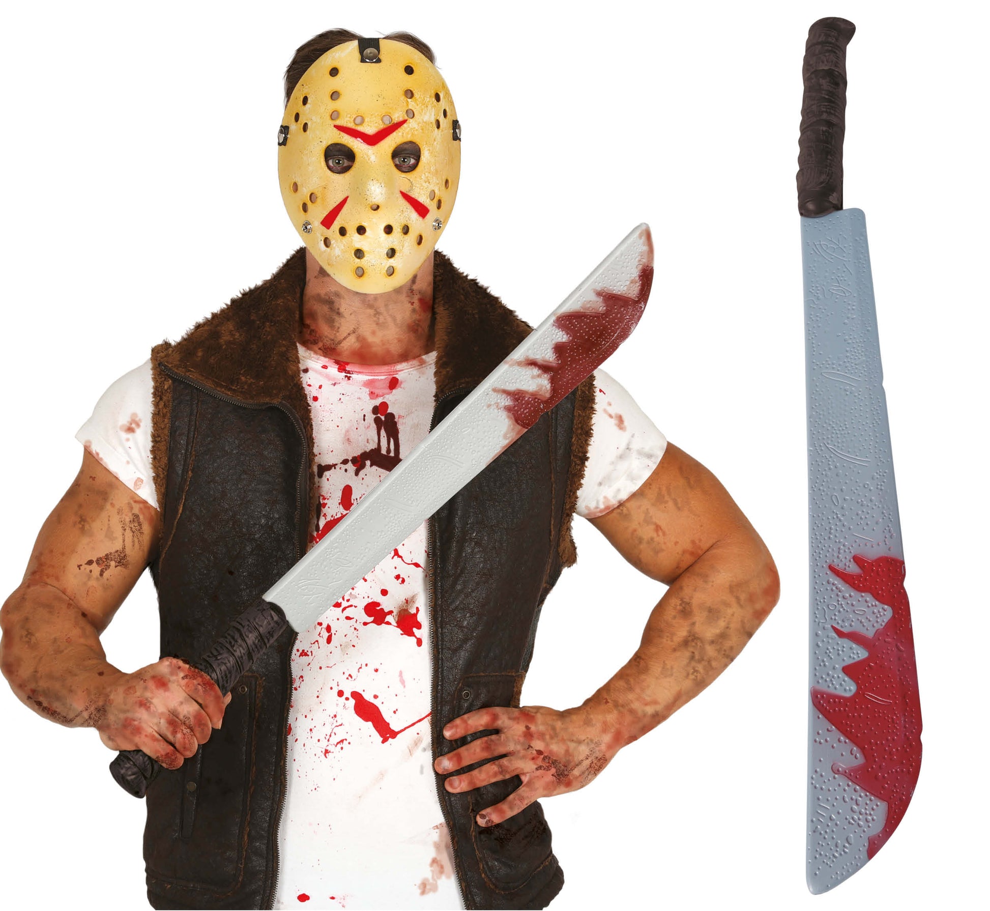 BLOODY MACHETE 76 CM