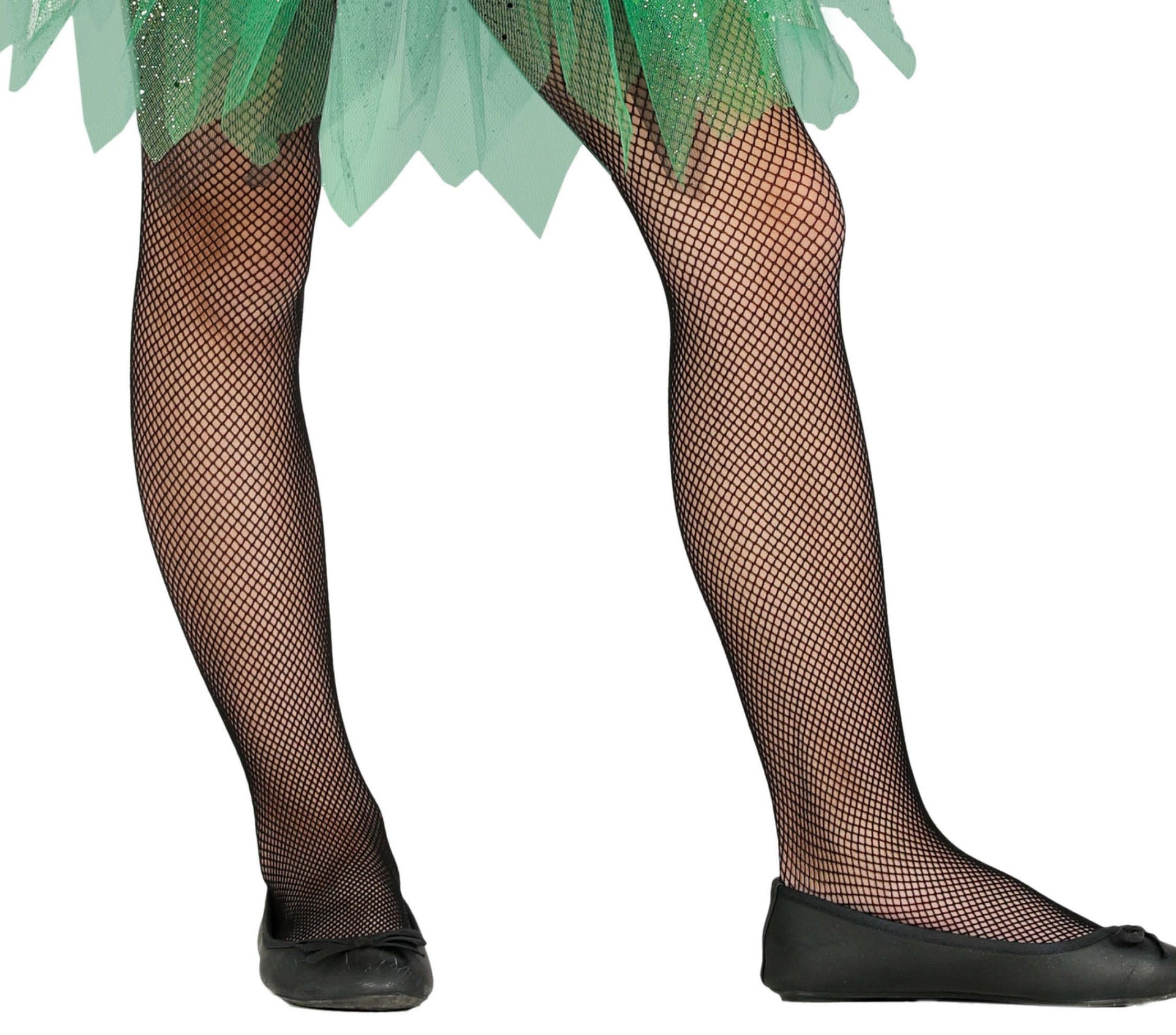 BLACK NET TIGHTS 3-6 YEARS