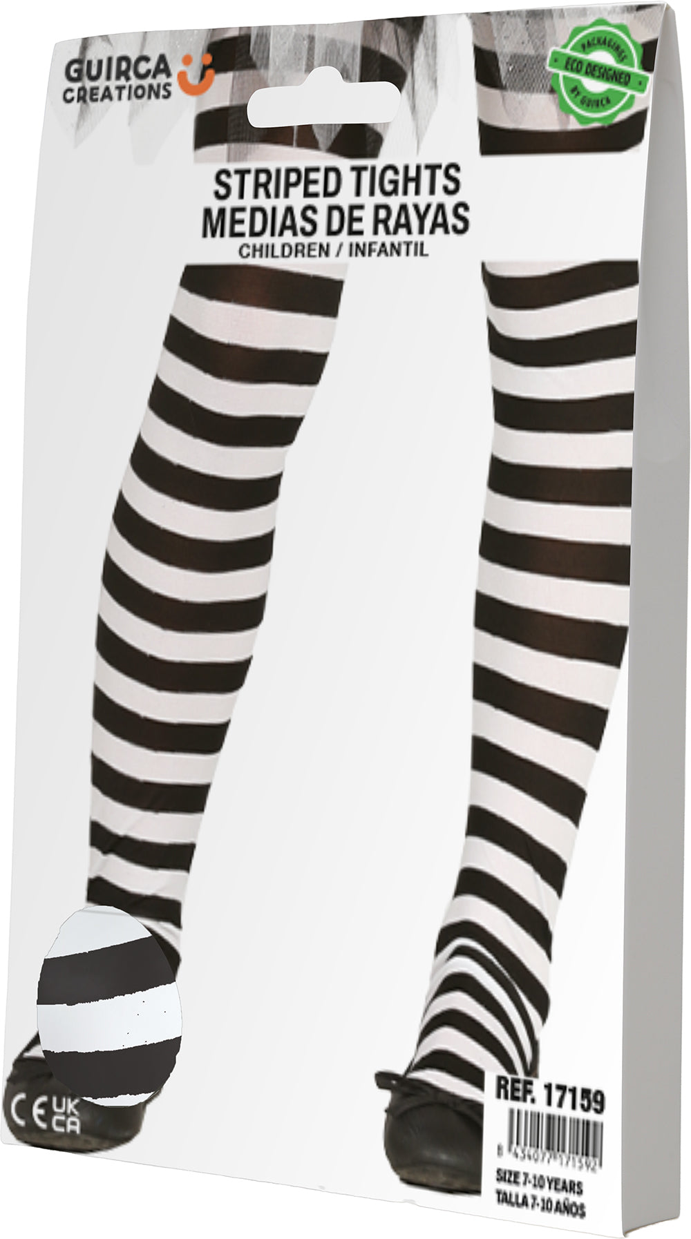 WHITE STRIPED TIGHTS
