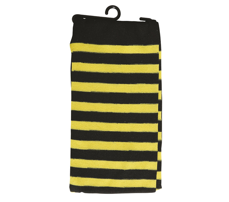 YELLOW STRIPED TIGHTS