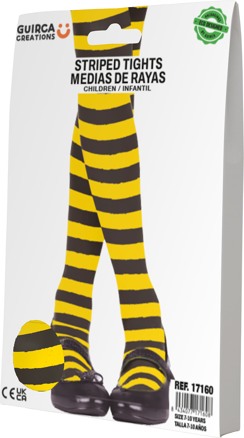 YELLOW STRIPED TIGHTS