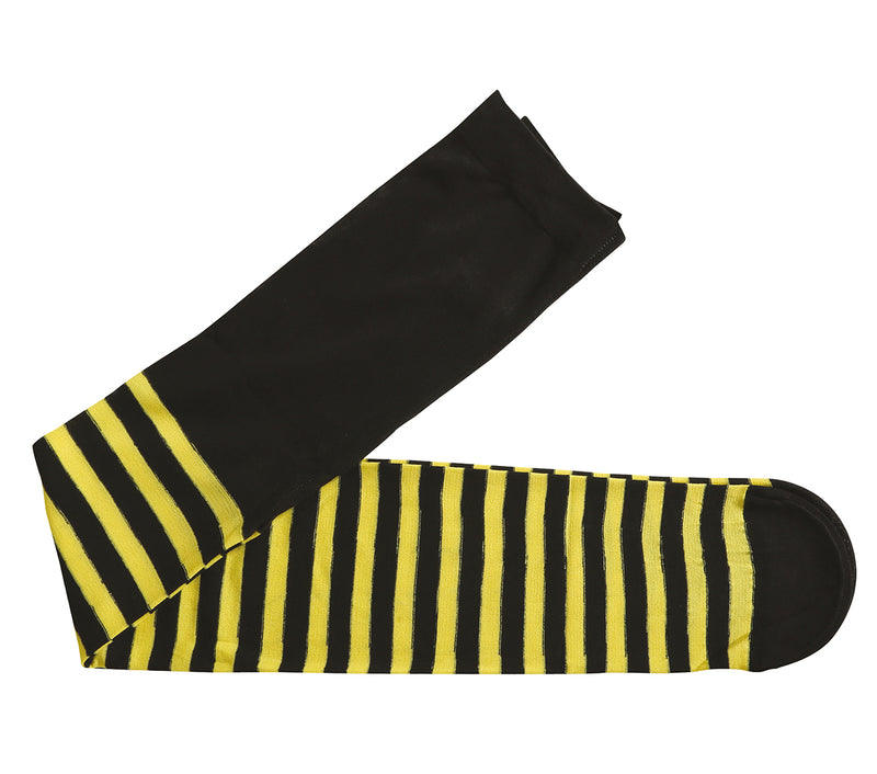 YELLOW STRIPED TIGHTS