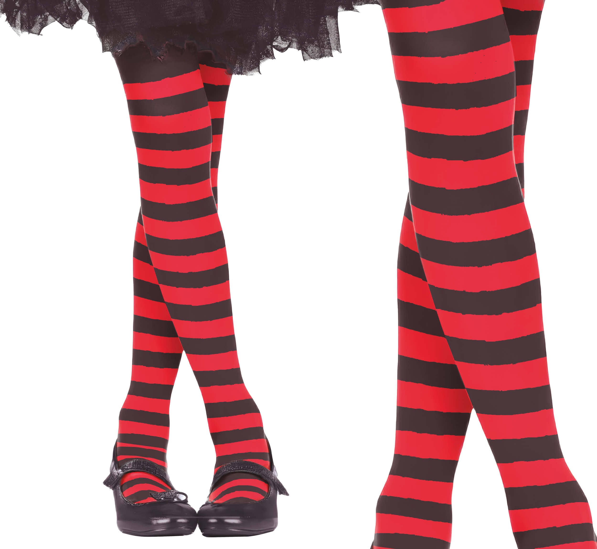 RED STRIPED TIGHTS