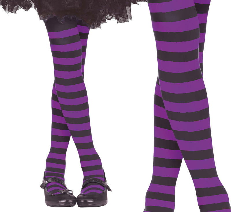 LILAC STRIPED TIGHTS