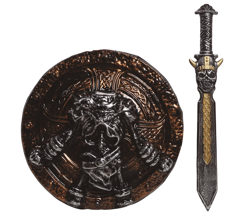 SHIELD 45 CM WITH SWORD 57 CM