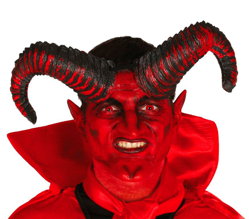 SATAN HORNS, PVC, 20 CM