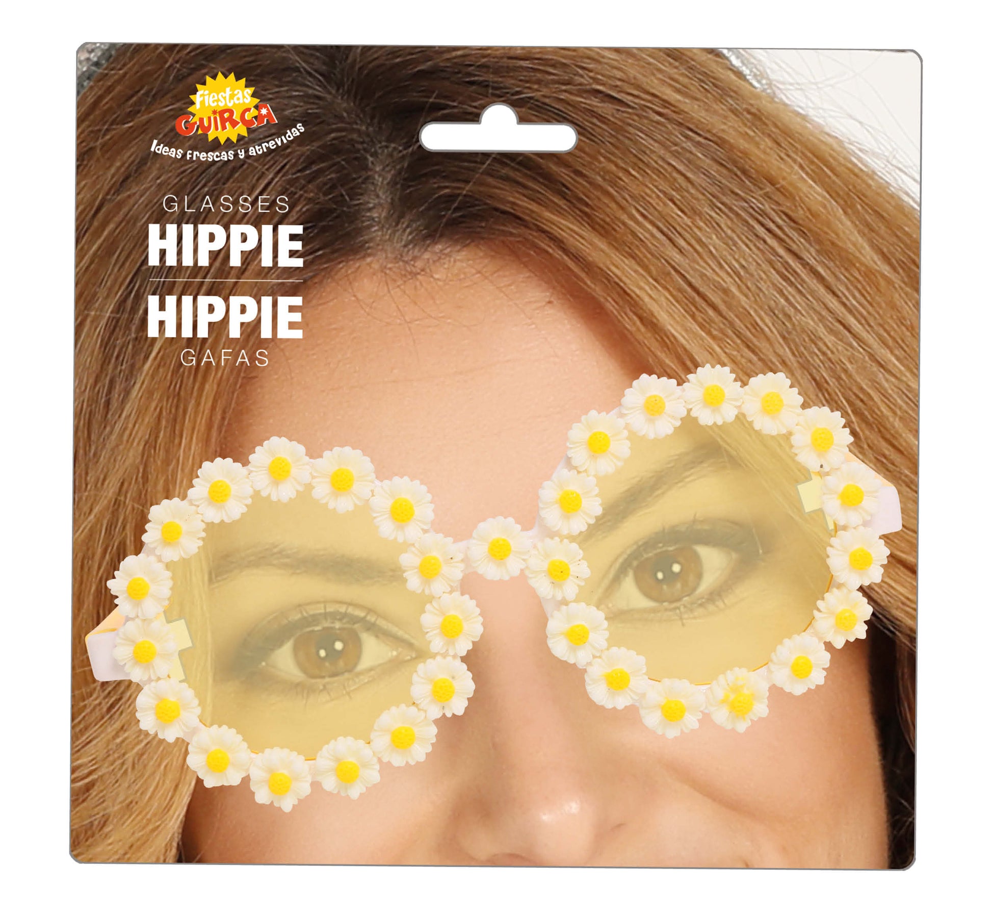 HIPPIE GLASSES WITH DAISIES