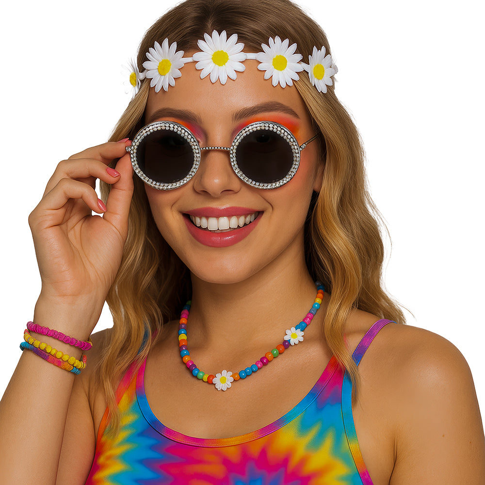 ROUND GLASSES WITH JEWELS