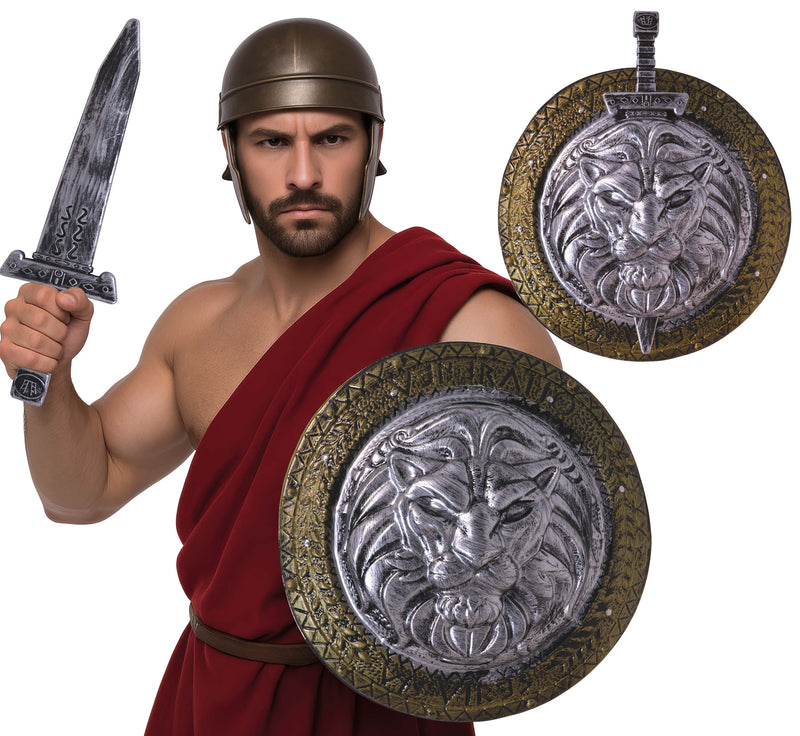 LION SHILD 44 CM WITH SWORD 48 CM