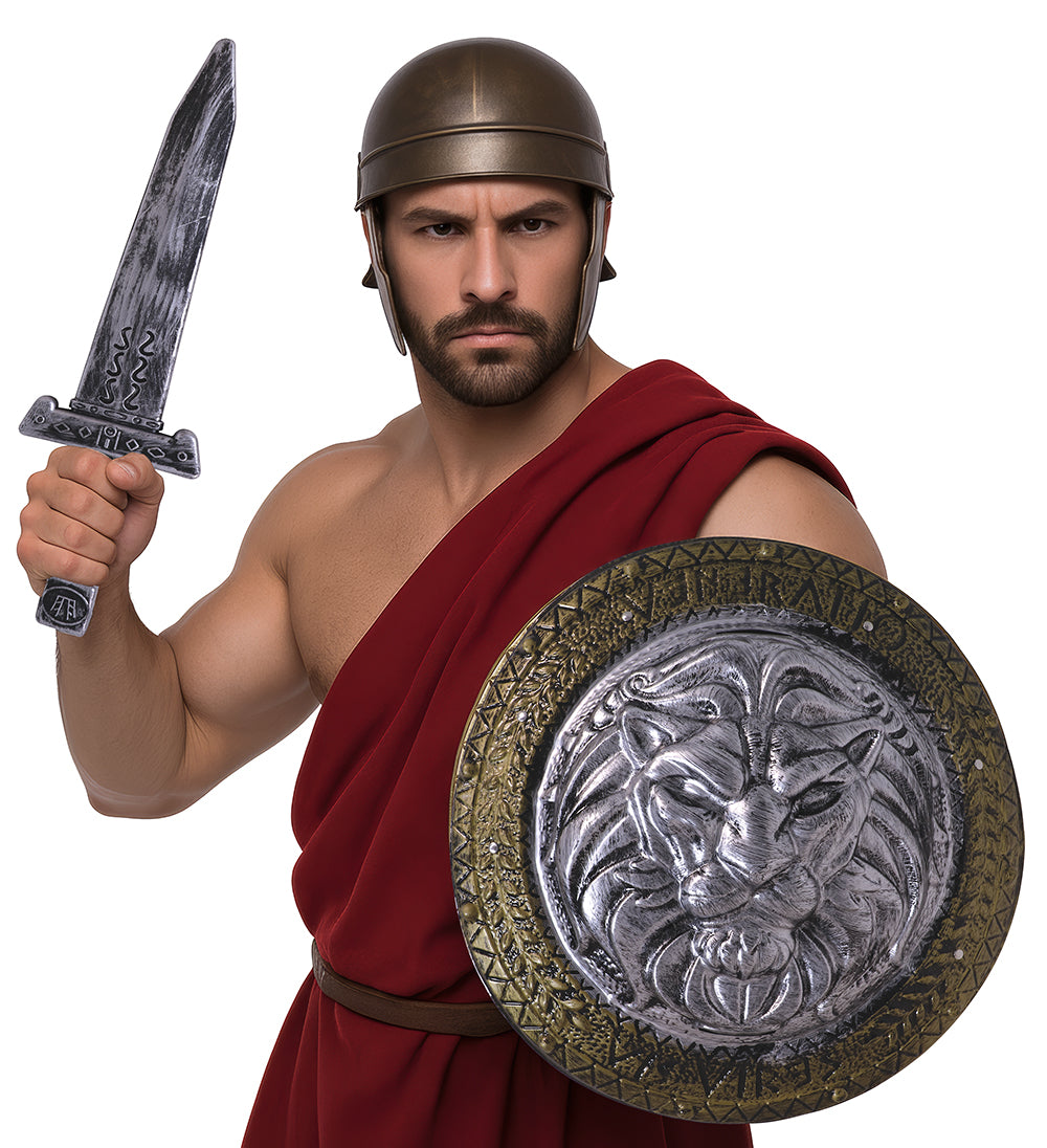 LION SHILD 44 CM WITH SWORD 48 CM