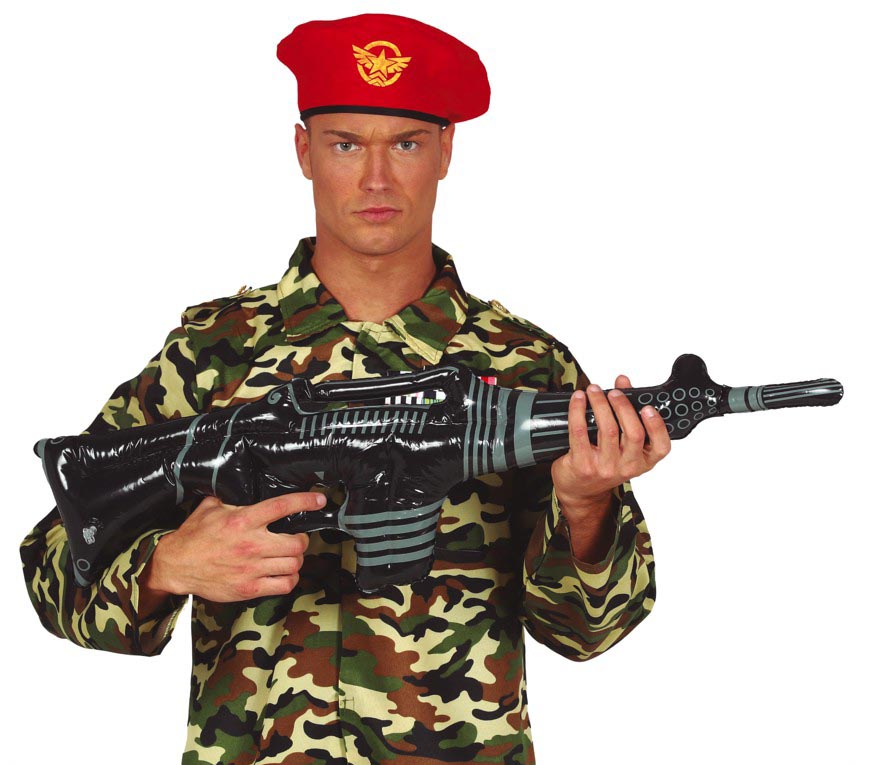INFLATABLE SUBMACHINE GUN 90 CM