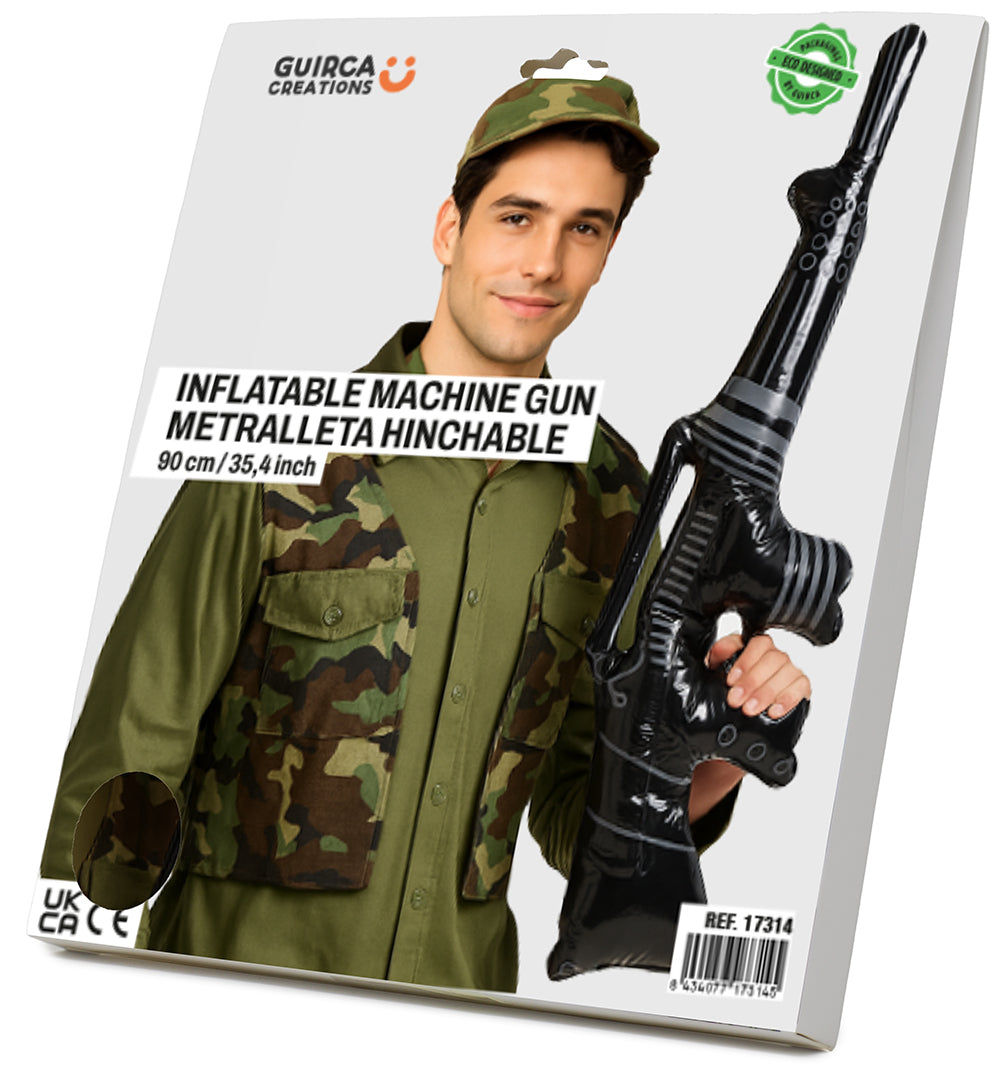 INFLATABLE SUBMACHINE GUN 90 CM