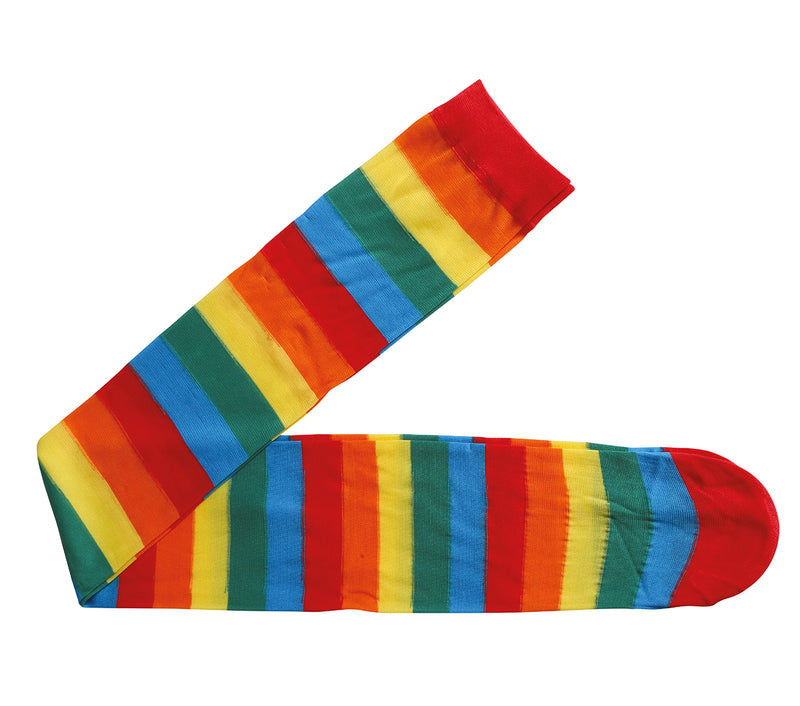 MULTICOLORED STRIPED STOCKINGS