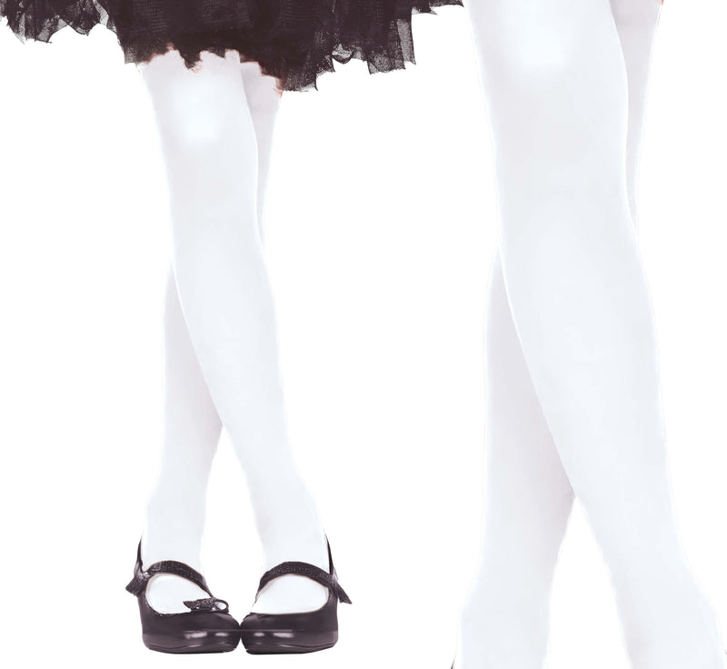 WHITE TIGHTS 3-6 YEARS