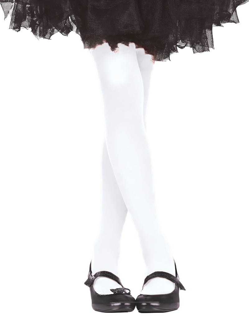WHITE TIGHTS 3-6 YEARS