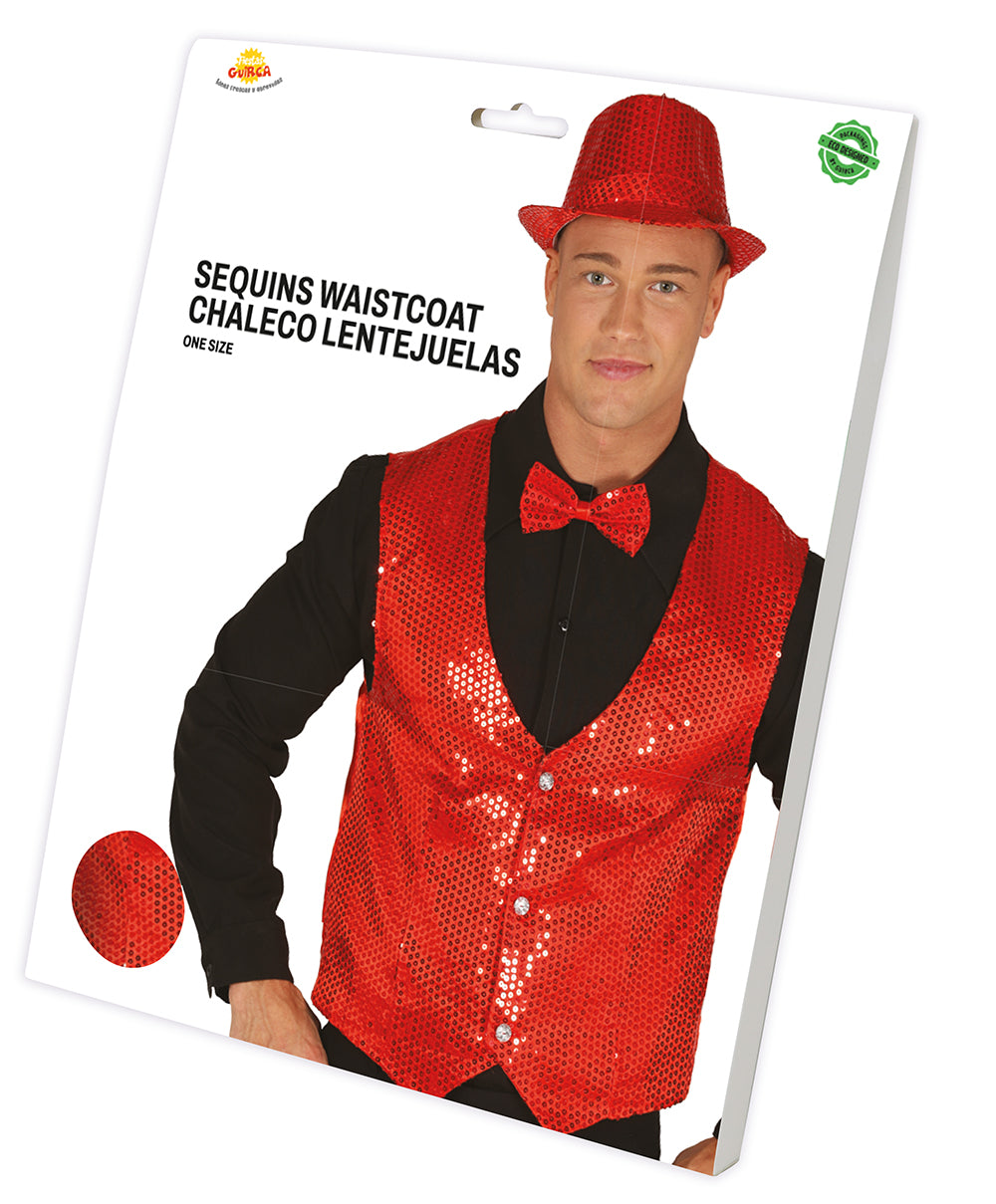 SEQUINED WAISTCOAT
