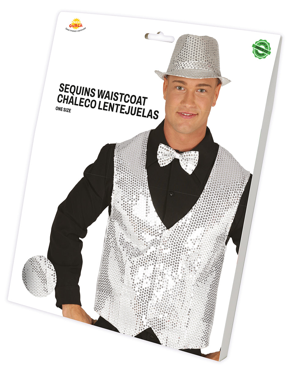 SEQUINED WAISTCOAT